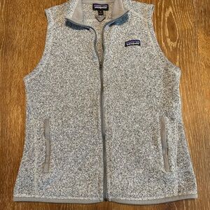 Patagonia Better Sweater Fleece Gray Zip Vest